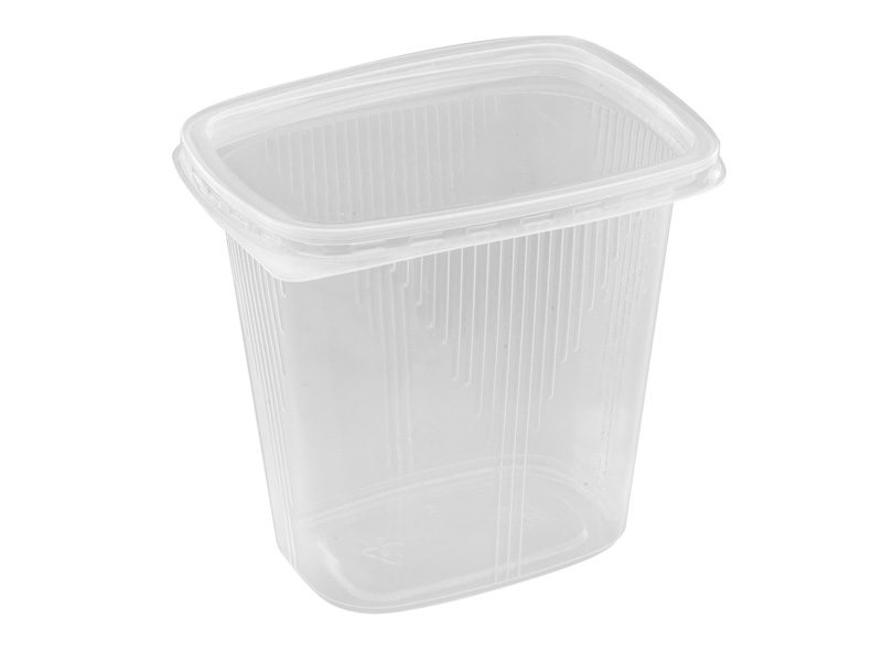 Контейнер прям.+крышка  500мл.108*82  Д-П /100 шт./