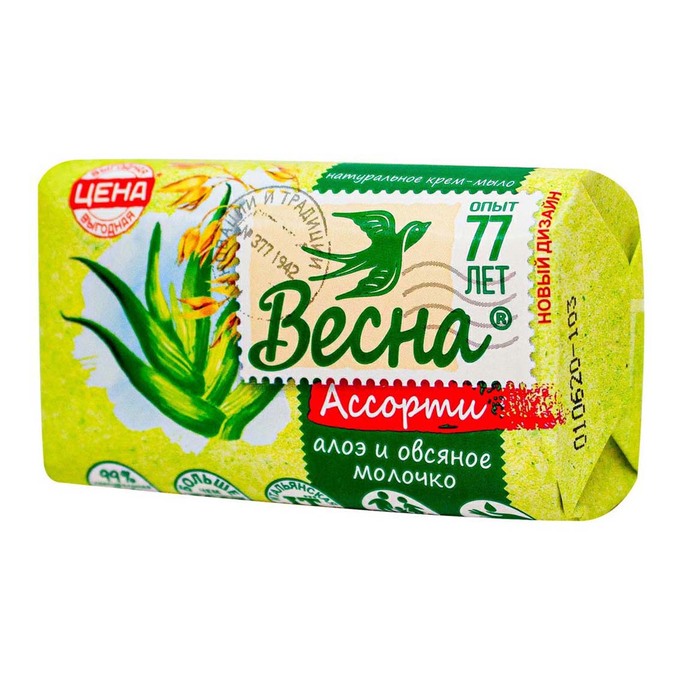 Т/м ВЕСНА 90 Алоэ и овсяное молоко