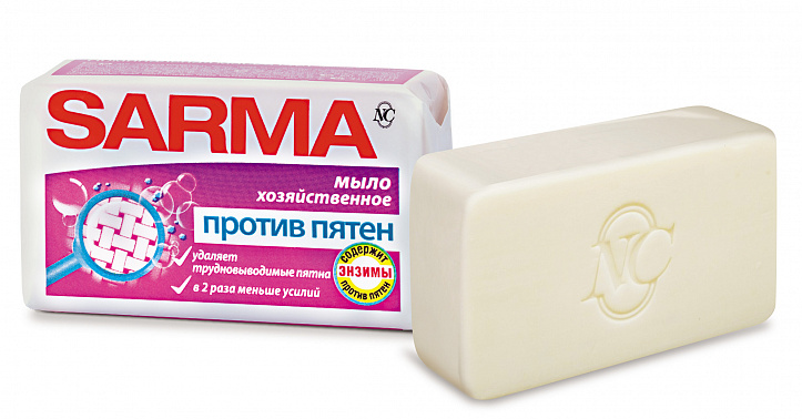 Мыло хоз-е SARMA 140 против пятен